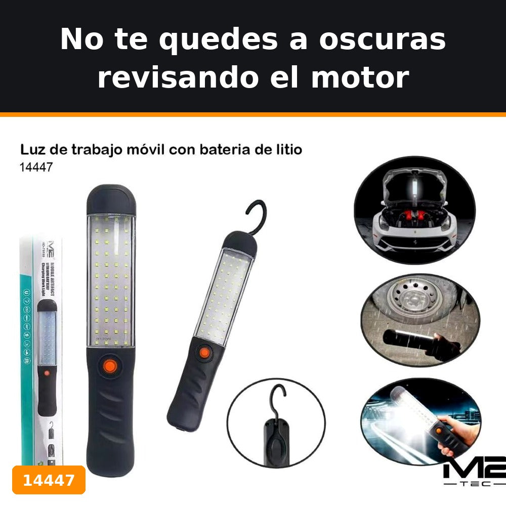 Luz de trabajo móvil recargable