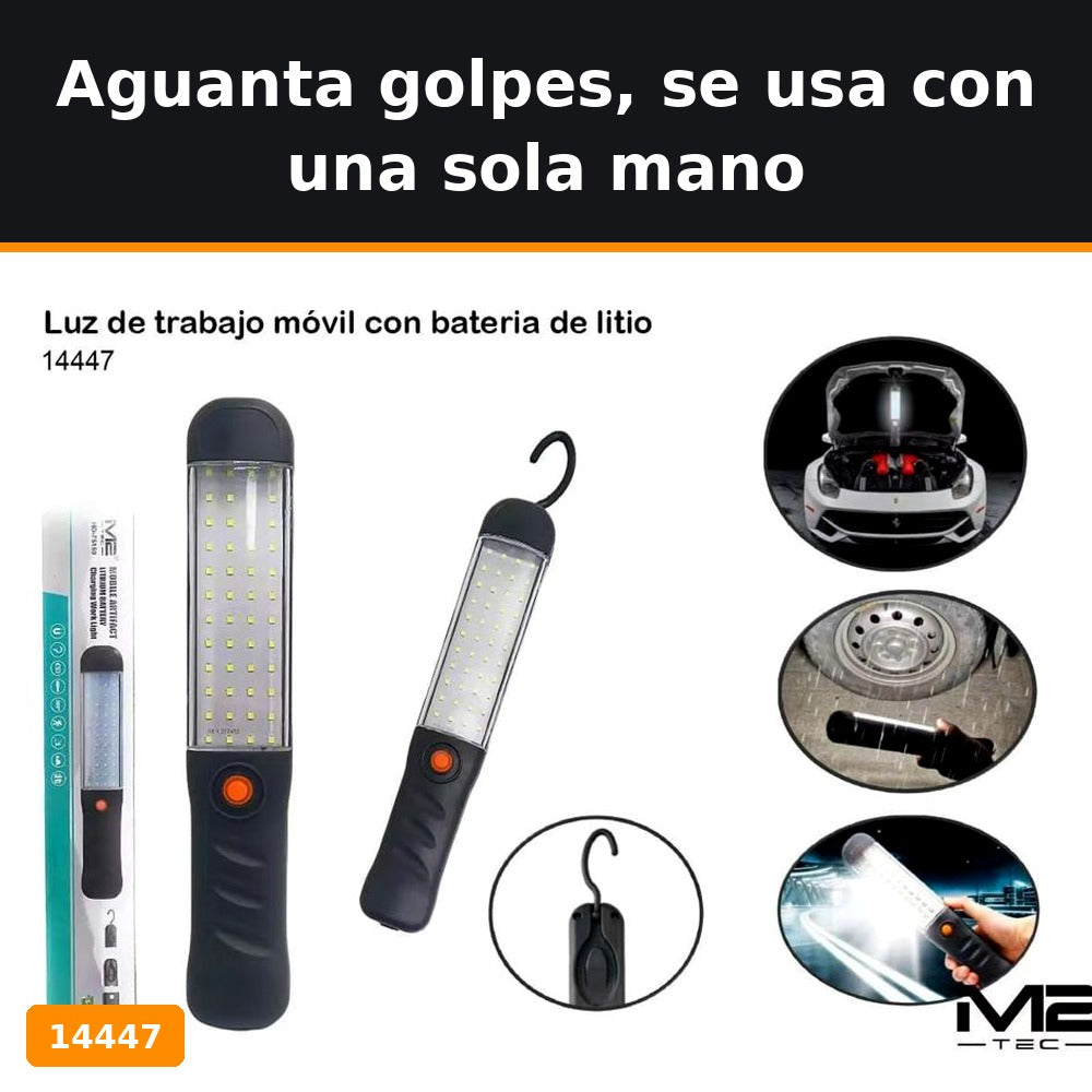 Luz de trabajo móvil recargable