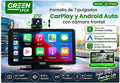 Pantalla CarPlay y Android Auto 7" con Cámara Frontal HD – Visión y Conectividad para Camión