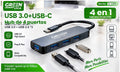Hub USB-C y USB-A de 4 Puertos – Expande tu Portátil en Cabina
