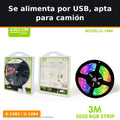 Tira LED RGB para iluminar la cabina o el remolque a tu gusto