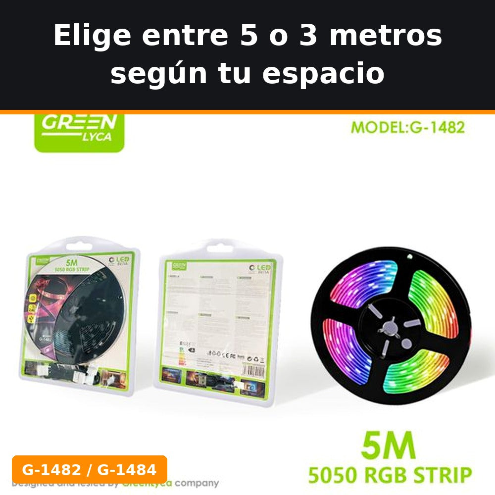 Tira LED RGB para iluminar la cabina o el remolque a tu gusto