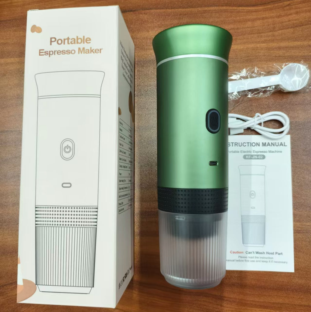Cafetera Espresso Portátil Mini con Batería y Carga USB