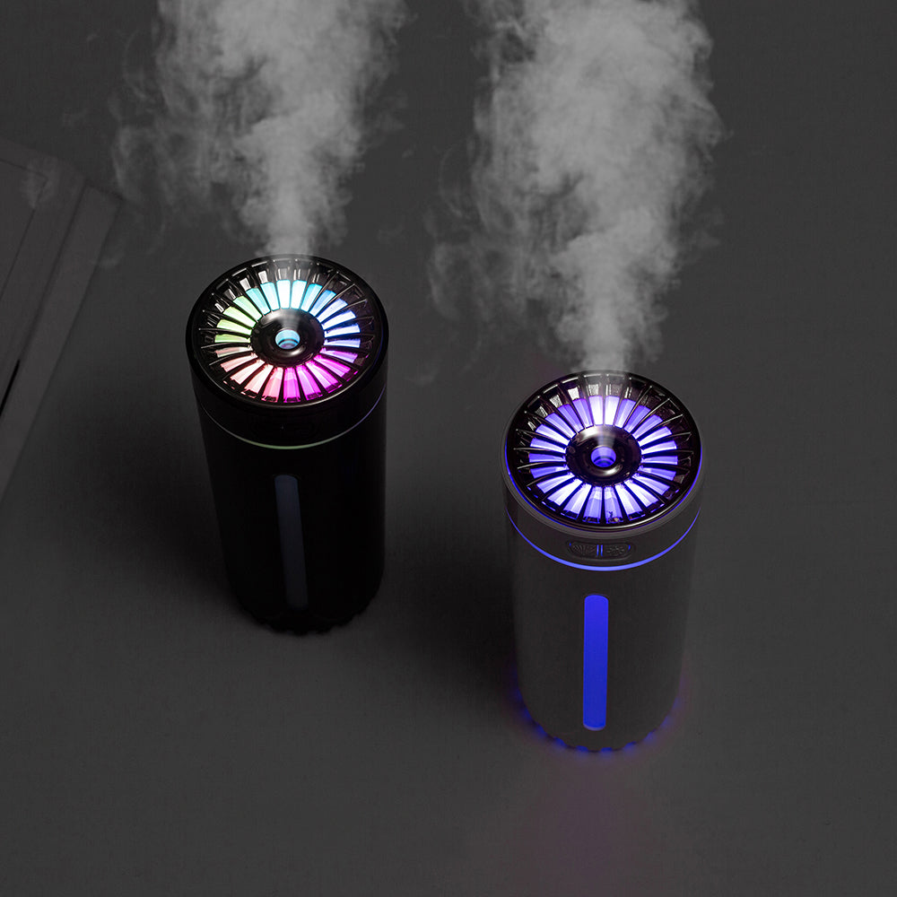 Humidificador USB Aromaterapia para Coche | Luz Nocturna Multicolor