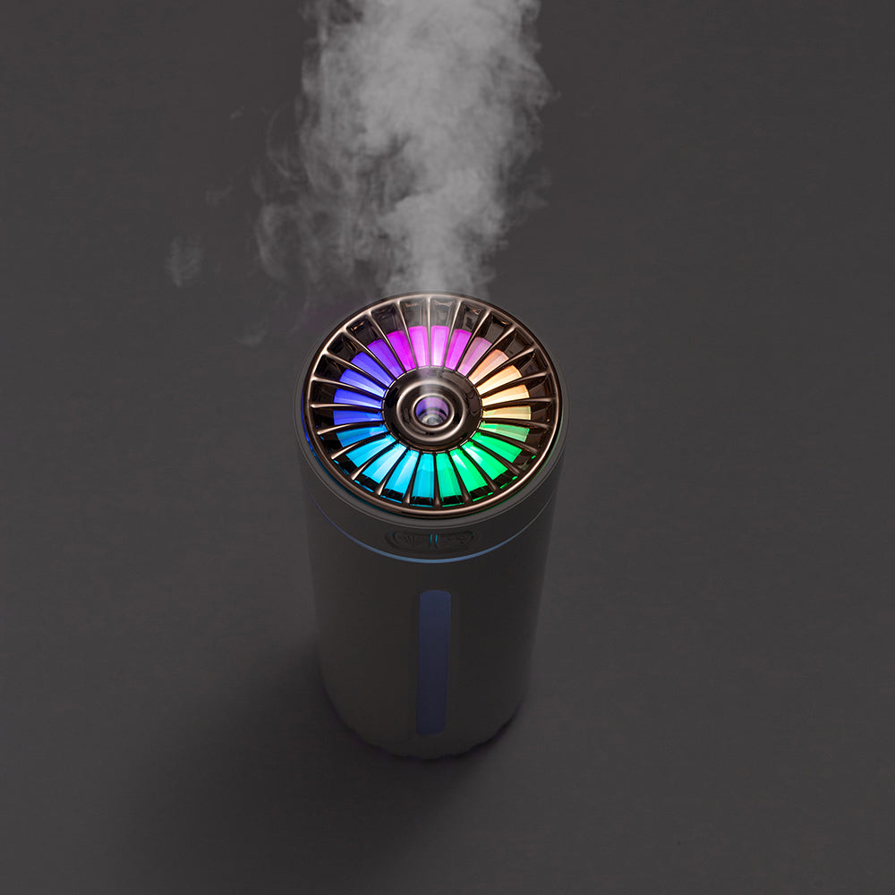 Humidificador USB Aromaterapia para Coche | Luz Nocturna Multicolor