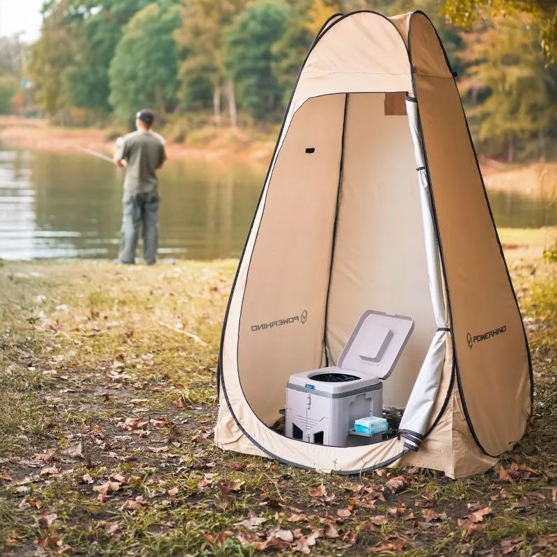 WC Portátil Plegable para Coche y Camping - Taburete de Emergencia Exterior con Diseño Antiolor, WC de Viaje para Adultos