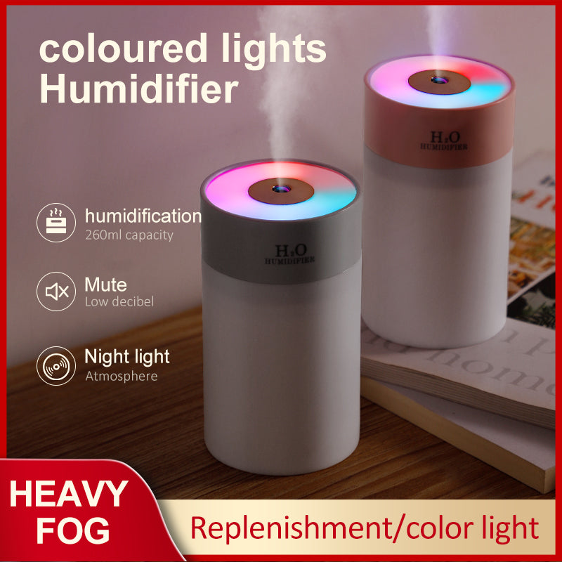 Humidificador USB Ultrasónico Mini | Aromaterapia para Hogar y Coche