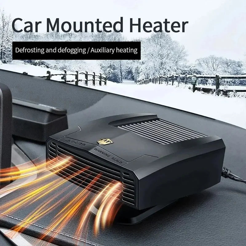 Calefactor Portátil para Coche y Camión 12V/24V con Desempañador