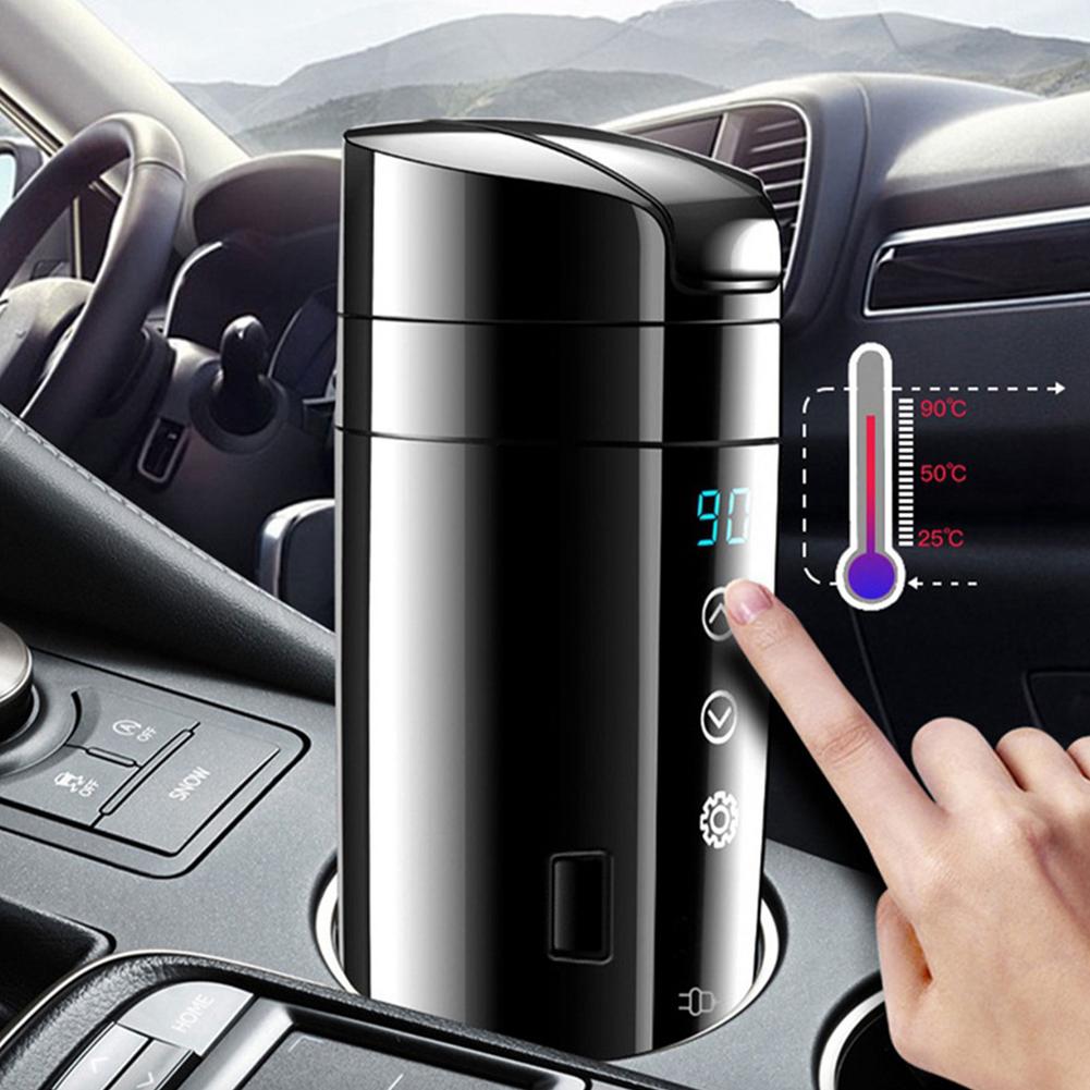 Termo Calefactor Acero Inoxidable 12V/24V para Camión con Temperatura en Tiempo Real