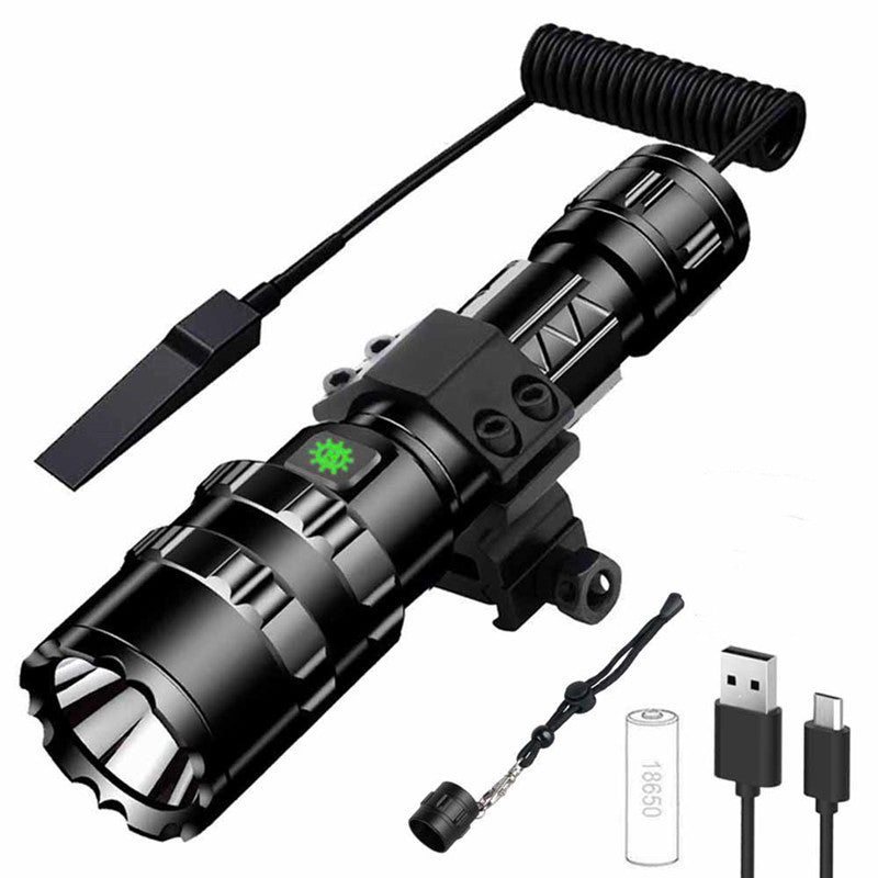Linterna Táctica LED XML-L2 1600 lm 10W con Carga USB Directa