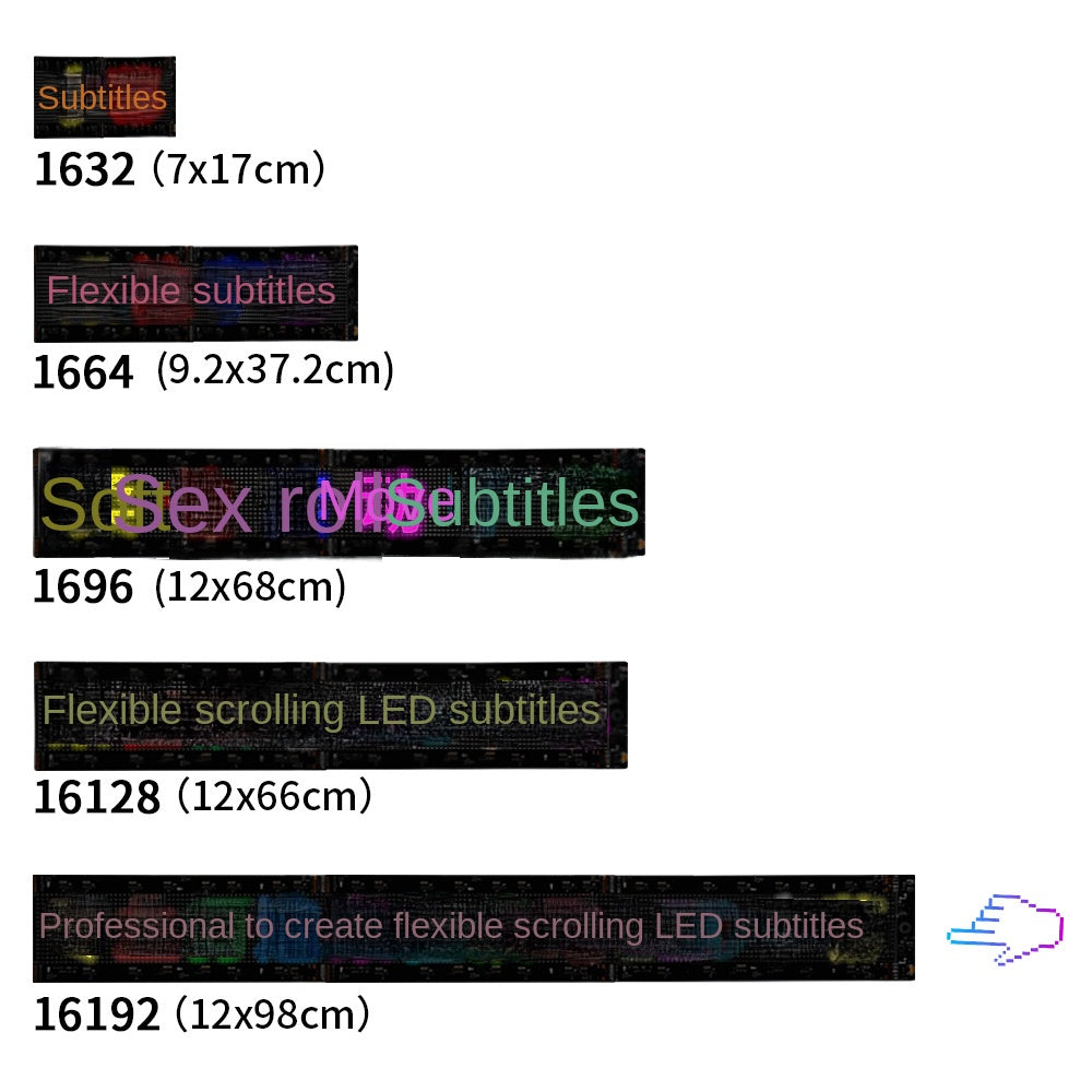 Pantalla LED Flexible para Coche con Control por App Bluetooth y RGB