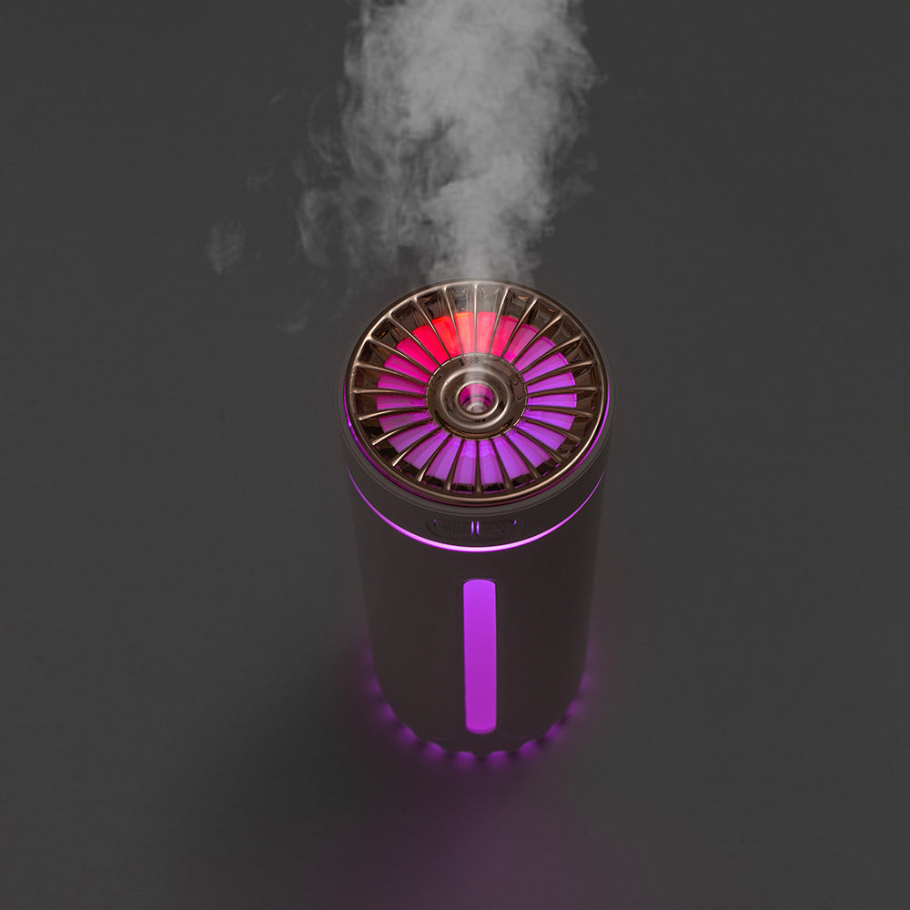 Humidificador USB Aromaterapia para Coche | Luz Nocturna Multicolor