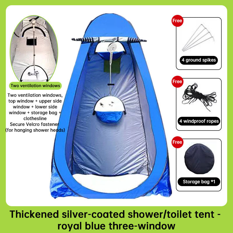 Tienda de Privacidad Pop-Up - Ducha Exterior Instantánea y WC Portátil para Camping