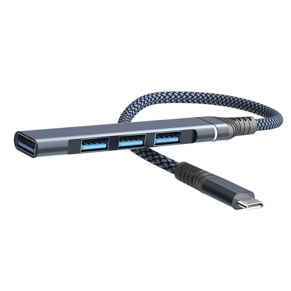 Hub USB 3.0 con 4 Puertos Adaptador para Portátil y Camión