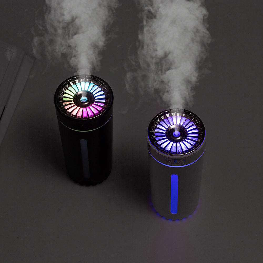 Humidificador USB Aromaterapia para Coche | Luz Nocturna Multicolor