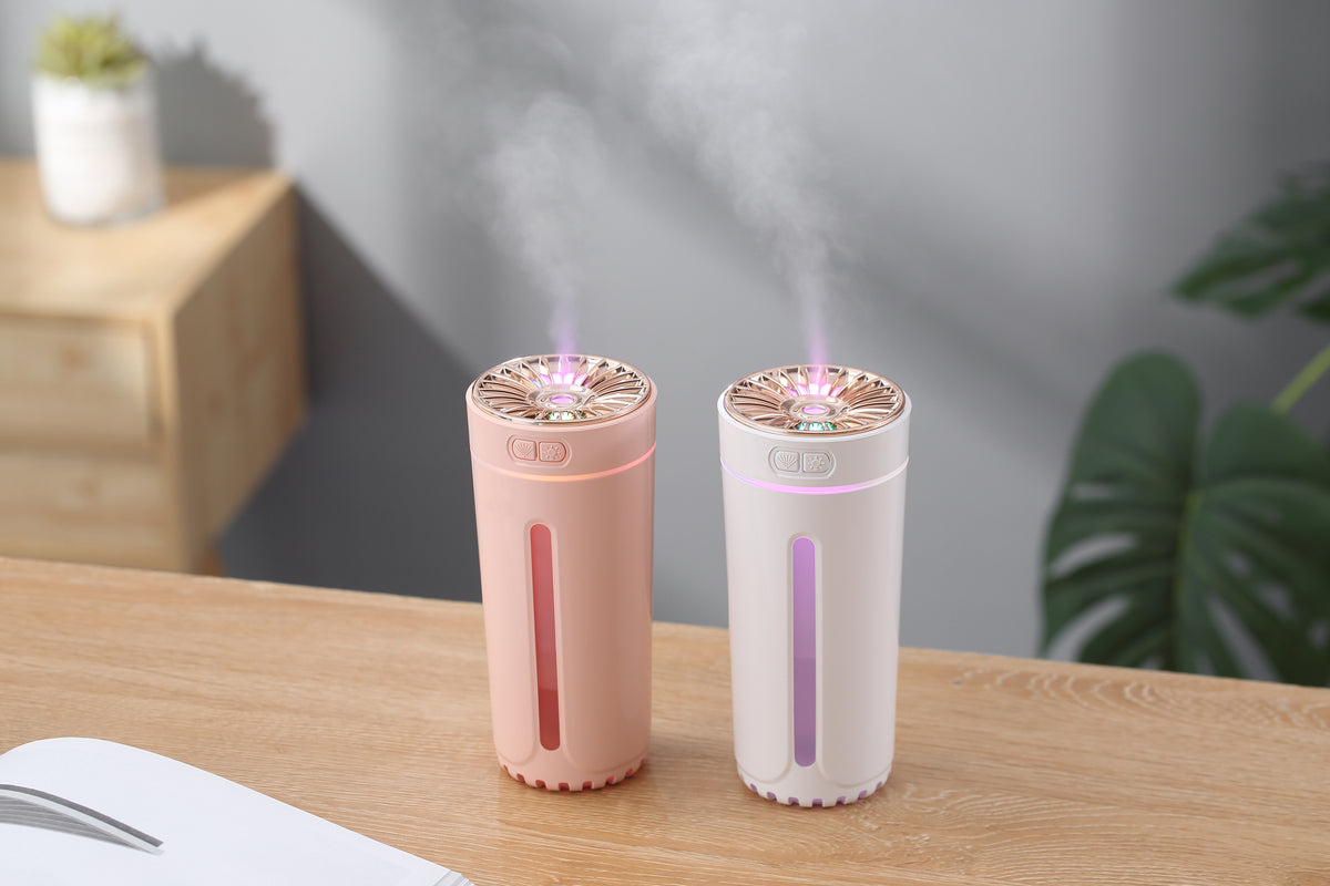 Humidificador USB Aromaterapia para Coche | Luz Nocturna Multicolor