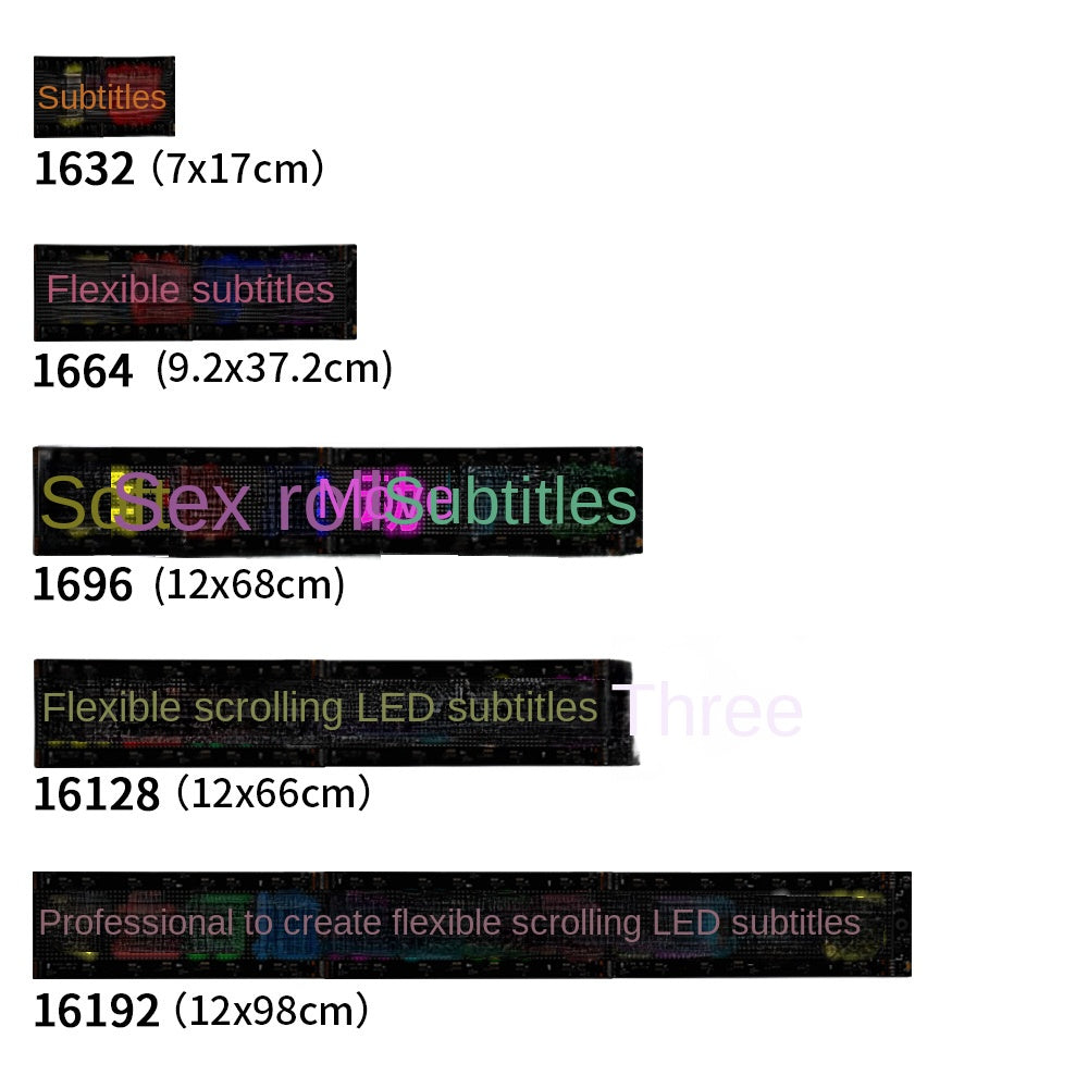 Pantalla LED Flexible para Coche con Control por App Bluetooth y RGB