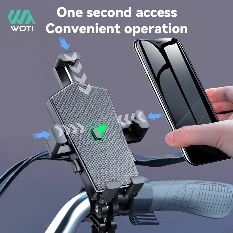 Soporte Móvil 360º Antichoque para Moto, Bici y Patinete Eléctrico