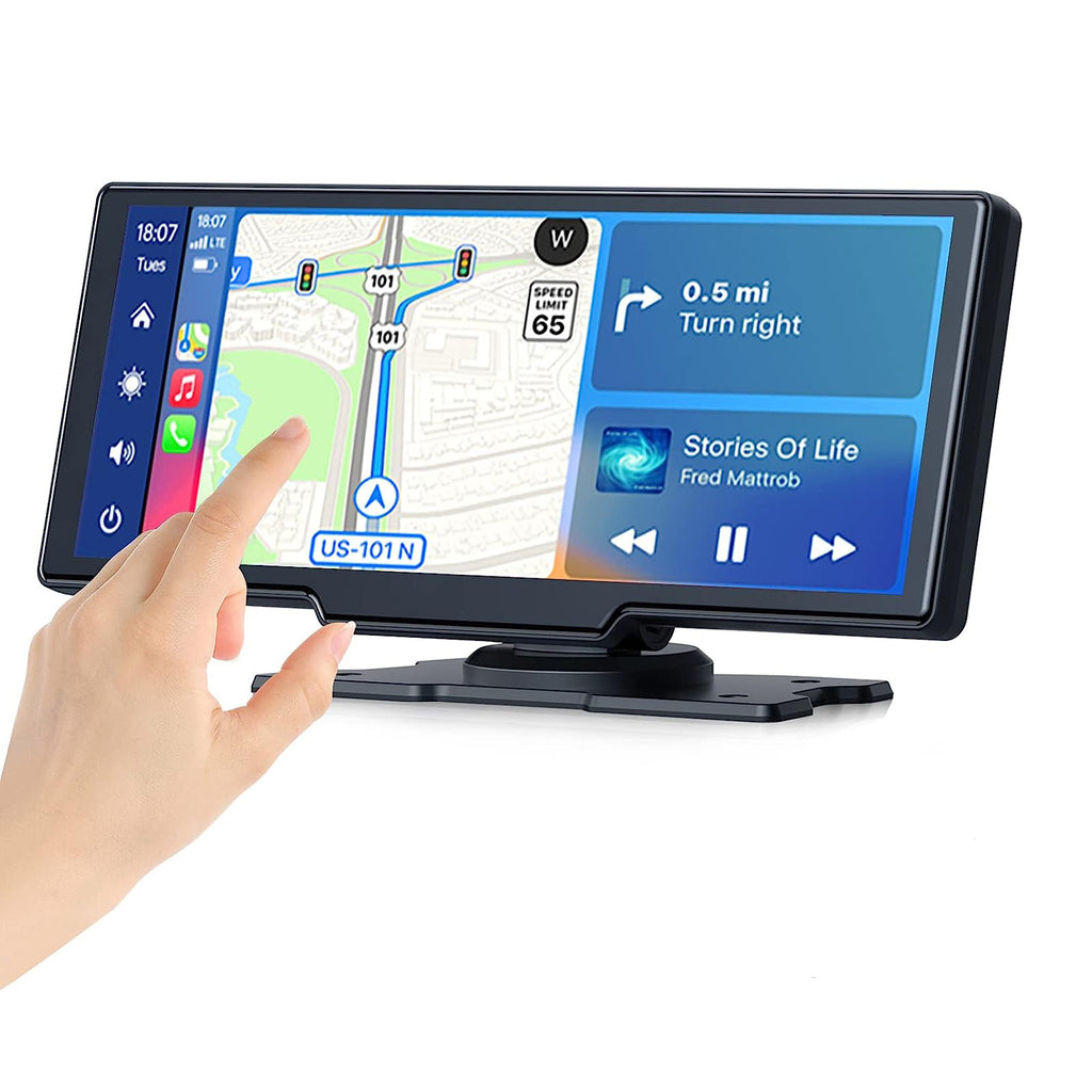 Pantalla Inteligente Portátil 10,26" con CarPlay y Android Auto Inalámbrico