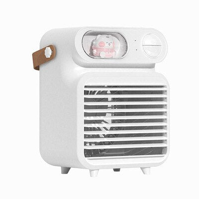 Ventilador Nebulizador USB Portátil con Depósito de Agua Recargable