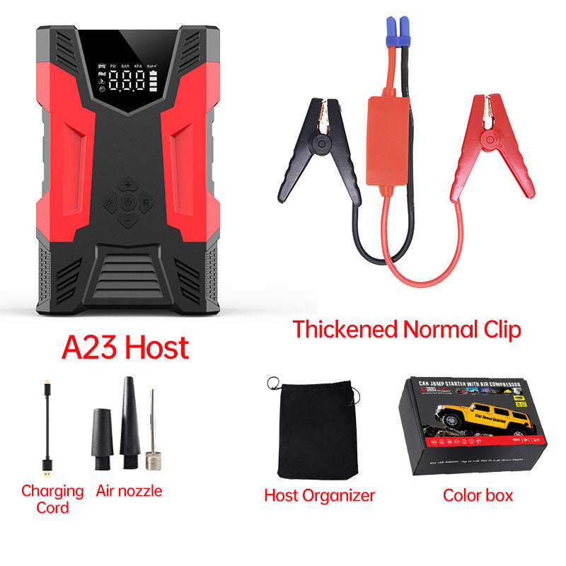 Arrancador Portátil con Compresor de Aire A22 12V | Power Bank y Luz SOS