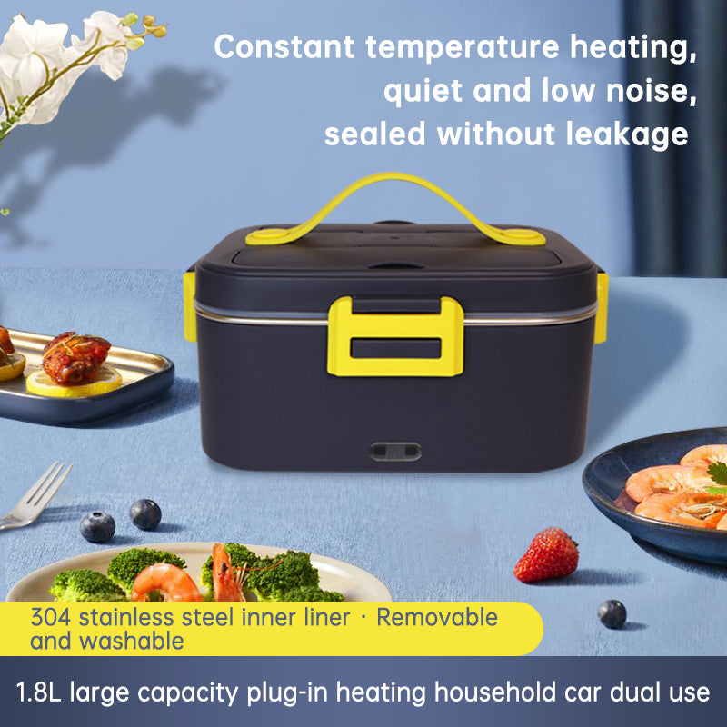 Fiambrera Eléctrica Recargable 110V/220V/12V/24V para Camión y Hogar