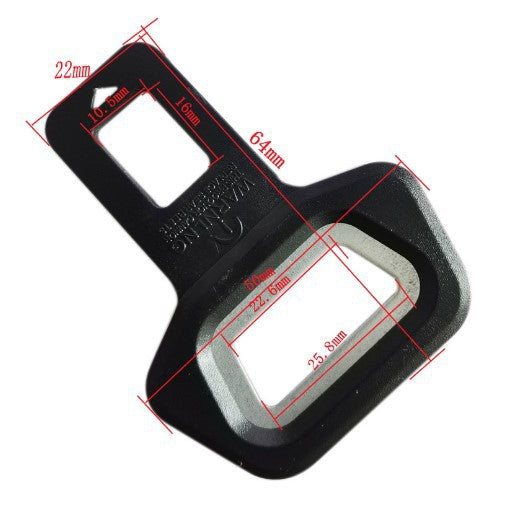 Clip Extensor de Cinturón de Seguridad con Protector de Hombro