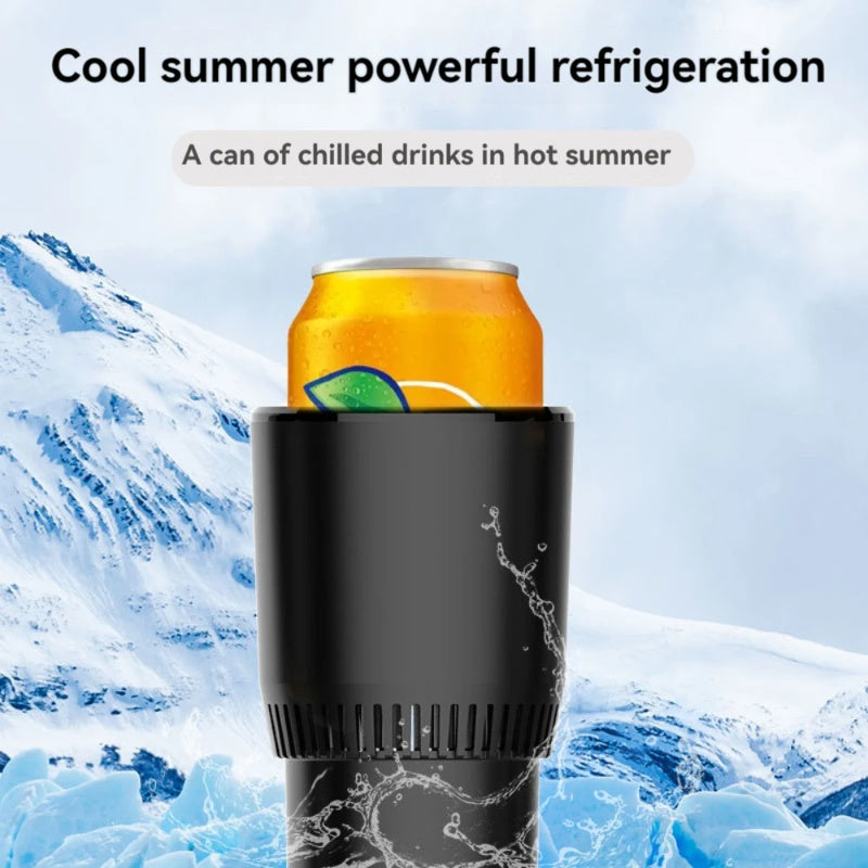 Portavasos Calefactor y Refrigerador 2 en 1 para Coche 12V con Pantalla Digital