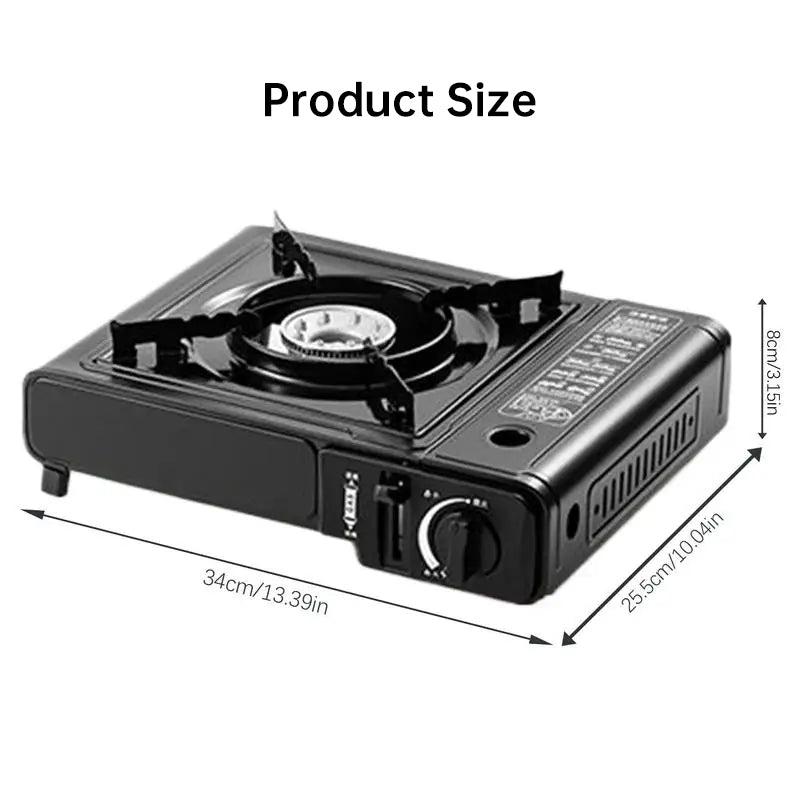 Hornillo de Gas Portátil para Camping 2.2kW con Kit Completo