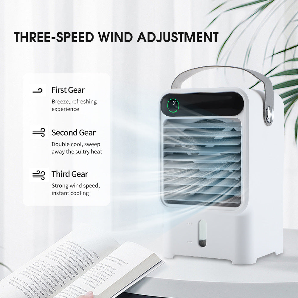 Mini Aire Acondicionado Portátil USB con Spray y 3 Velocidades