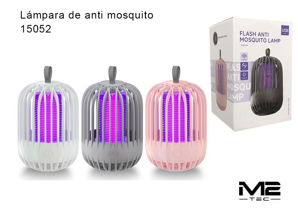 Lámpara antimosquitos recargable para la cabina