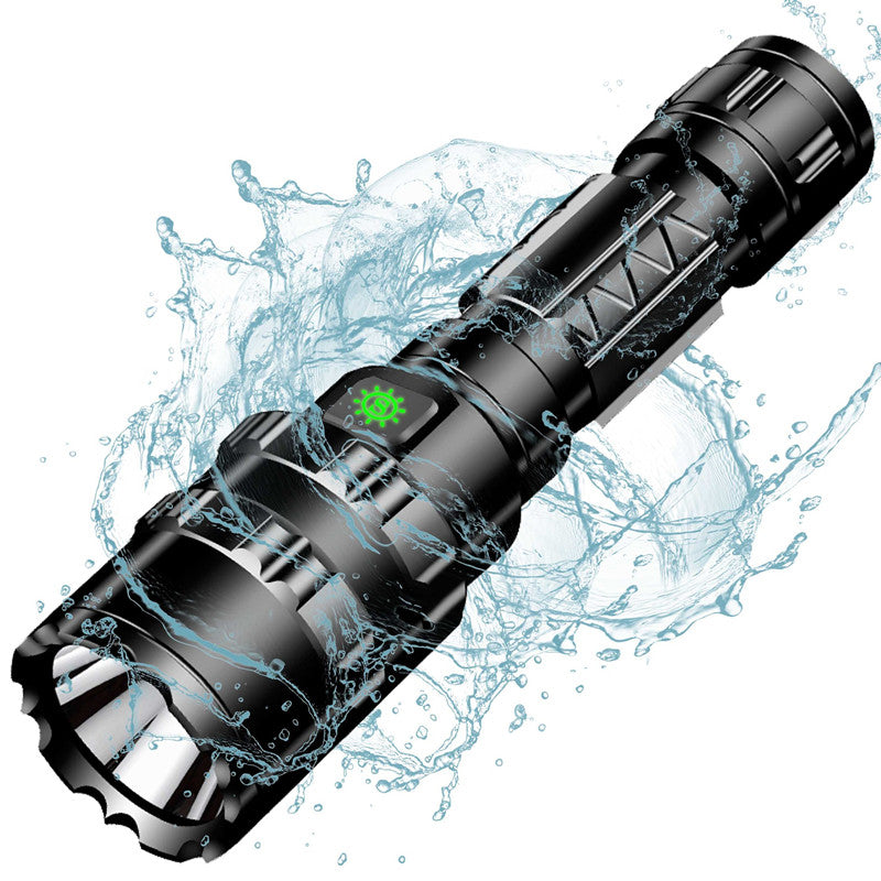 Linterna Táctica LED XML-L2 1600 lm 10W con Carga USB Directa