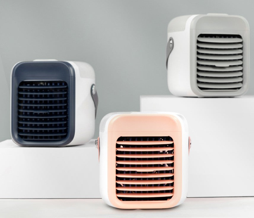 Ventilador USB Portátil con Enfriamiento por Agua Recargable