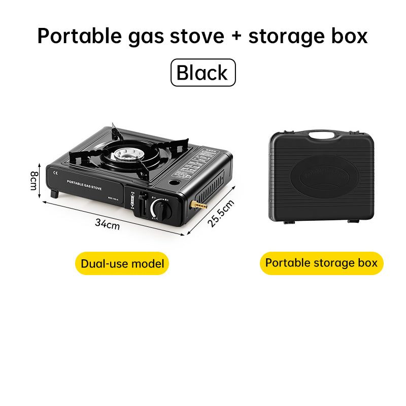 Hornillo de Gas Portátil para Camping 2.2kW con Kit Completo