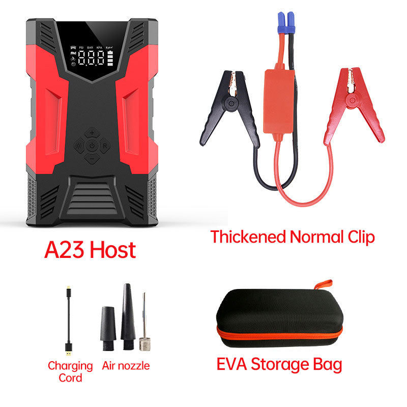 Arrancador Portátil con Compresor de Aire A22 12V | Power Bank y Luz SOS