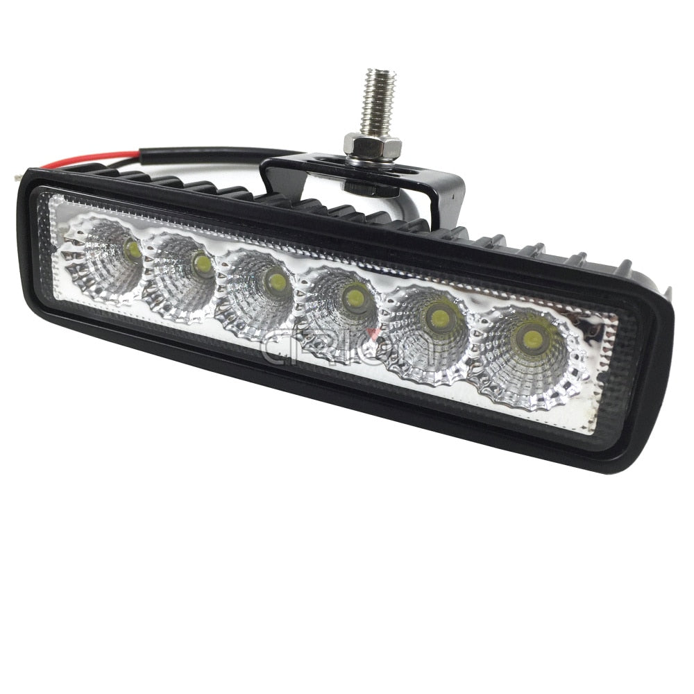 Faro de Trabajo LED 18W DRL para Camión y 4x4 | 9-32V Flood y Spot