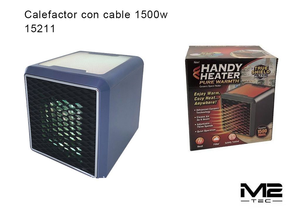 Mini calefactor cerámico para la cabina