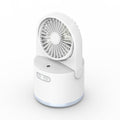 Ventilador con Humidificador Nebulizador USB Recargable 3 Velocidades