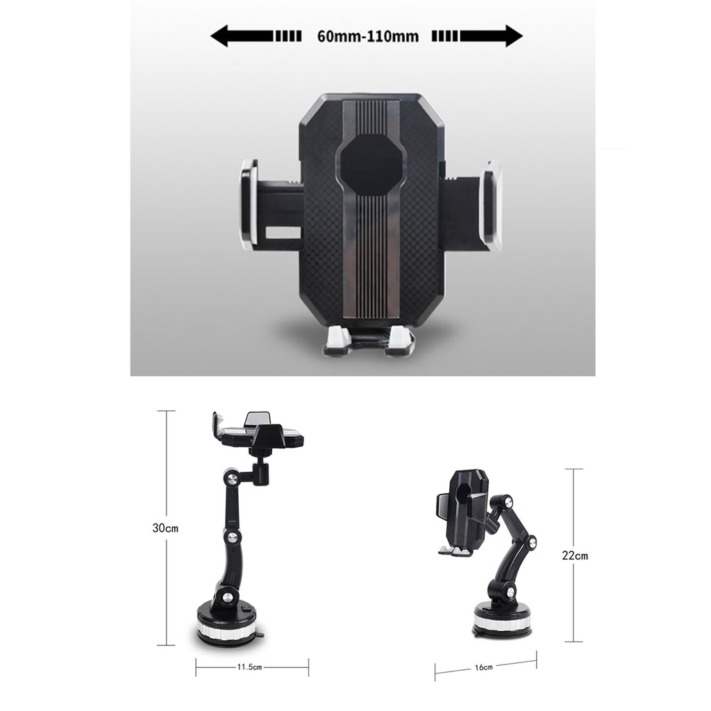 Soporte Móvil con Ventosa para Camión y GPS con Brazo Articulado Largo