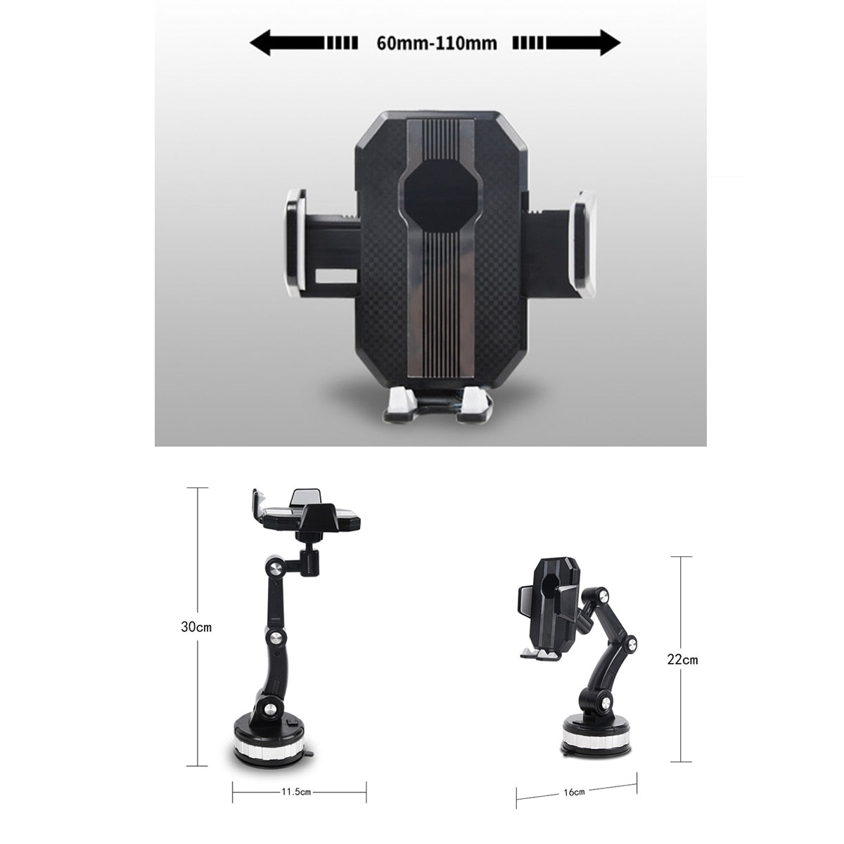 Soporte Móvil con Ventosa para Camión y GPS con Brazo Articulado Largo