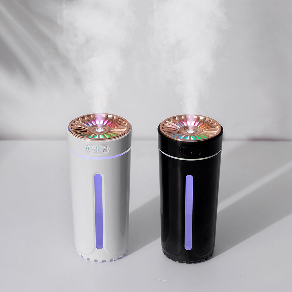 Humidificador USB Aromaterapia para Coche | Luz Nocturna Multicolor