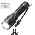 Linterna Táctica LED XML-L2 1600 lm 10W con Carga USB Directa