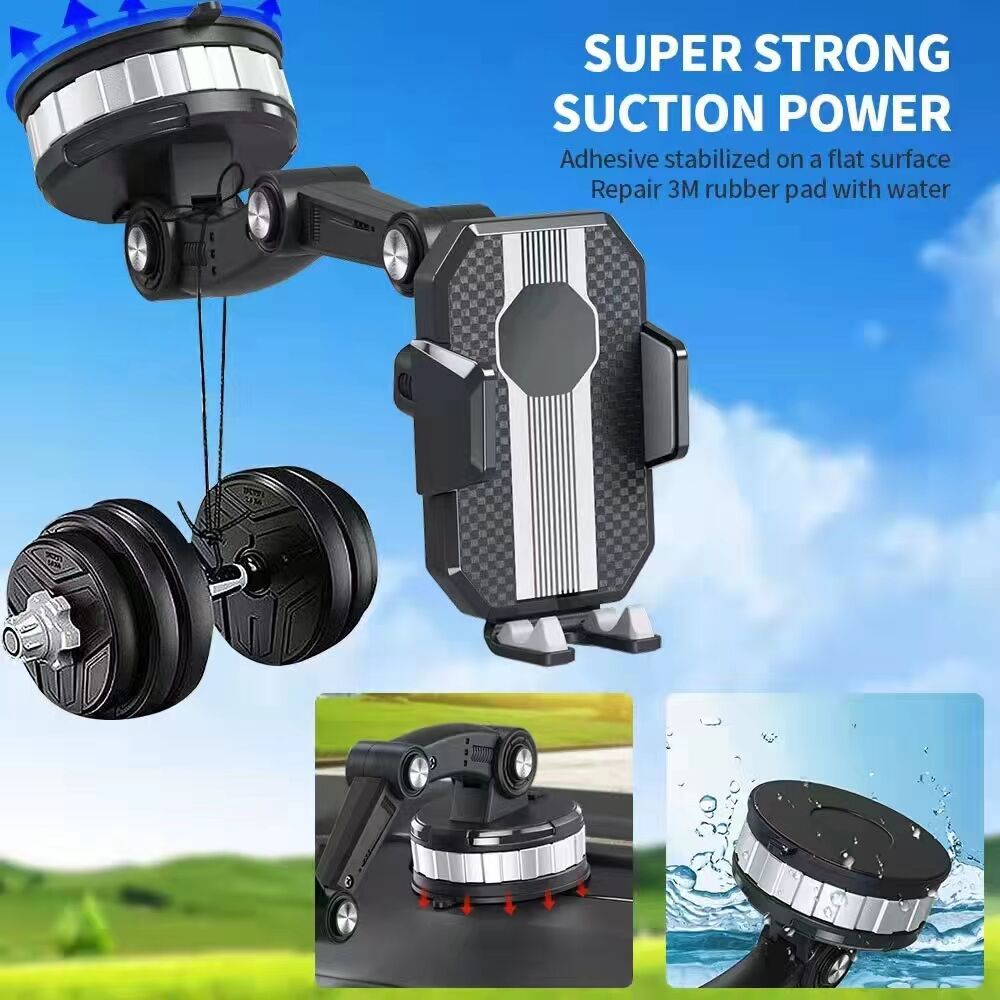 Soporte Móvil con Ventosa para Camión y GPS con Brazo Articulado Largo