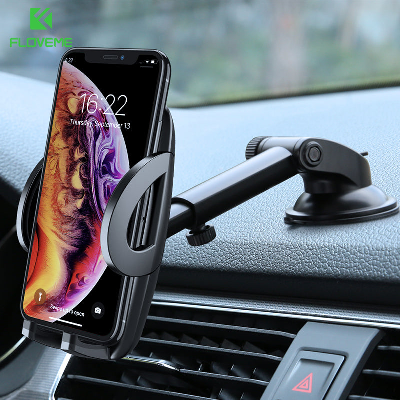 Soporte Móvil para Coche con Ventosa y Rotación 360º Universal