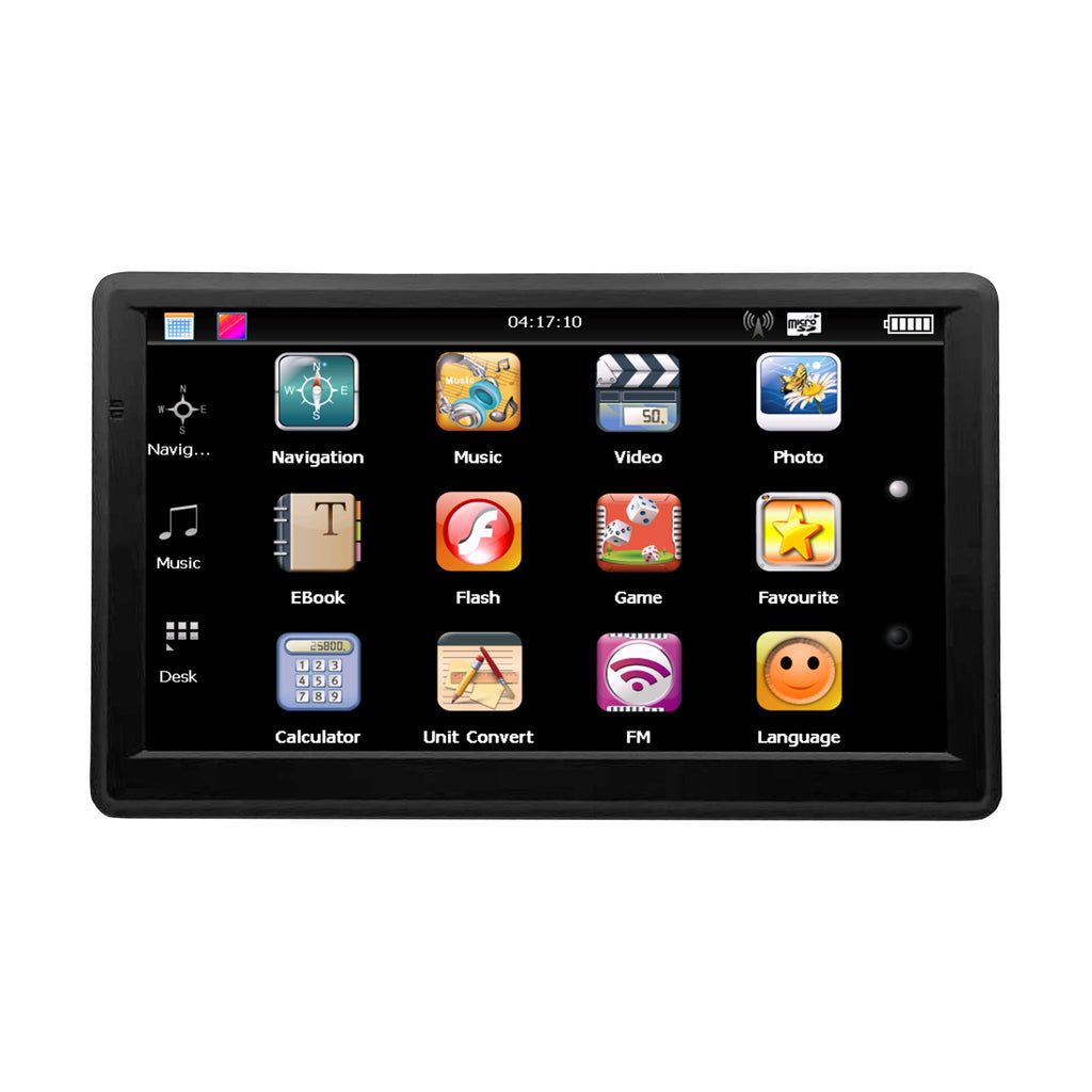 Navegador GPS Portátil de 7" para Coche y Camión (Pantalla HD, 8 GB)
