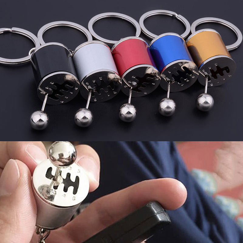 Llavero Turbo y Palanca de Cambios para Coche