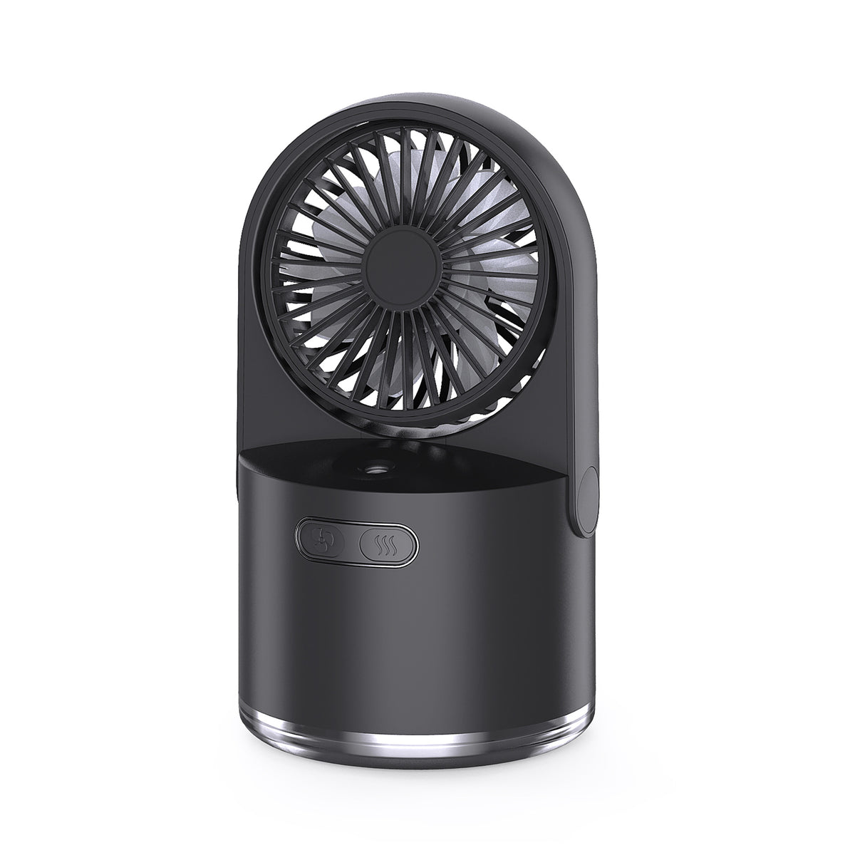 Ventilador con Humidificador Nebulizador USB Recargable 3 Velocidades