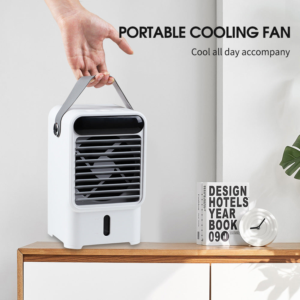 Mini Aire Acondicionado Portátil USB con Spray y 3 Velocidades