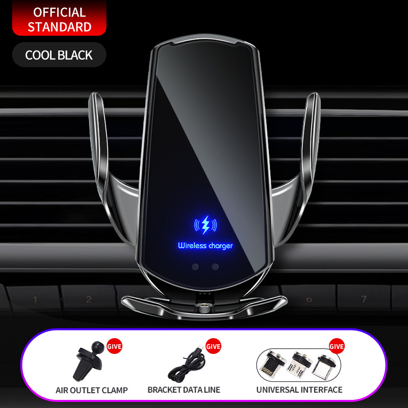 Soporte Móvil con Carga Inalámbrica 15W para Coche con Apertura Automática Q3
