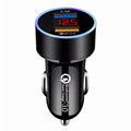 Cargador Doble USB QC3.0 para Coche con Pantalla LCD 12-24V